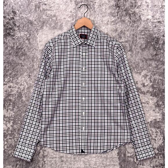 UNTUCKit Other - Untuckit Shirt Medium Mens Slim Fit Wrinkle Free Blue Check Button Down
